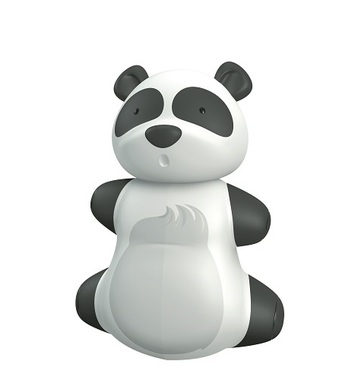 Flipper higieniczny uchwyt/ochraniacz na szczoteczkę do zębów: Fun Animal - Panda