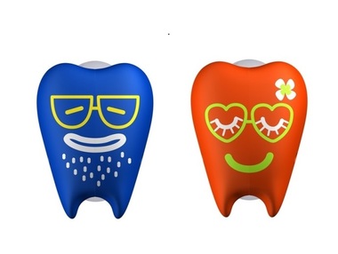 Flipper higieniczne uchwyty/ochraniacze na szczoteczkę do zębów Toothfairy 2 szt. - Harry & Flora
