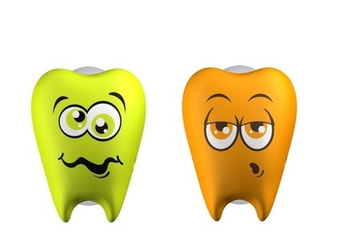 Flipper higieniczne uchwyty/ochraniacze na szczoteczkę do zębów Toothfairy 2 szt. - Lime & Orange
