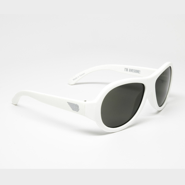 Okulary przeciwsłoneczne dla dzieci Babiators Classic - białe