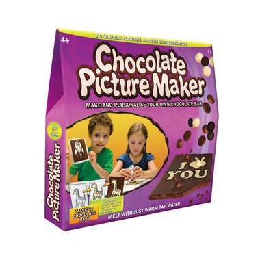 Dwie spersonalizowane tabliczki czekolady Chocolate Picture Maker 160 g - Różne wzory