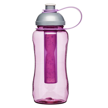 Butelka na napoje z wkładem chłodzącym Saga Form - różowa