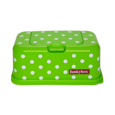Pudełko na mokre chusteczki Funkybox - zielone