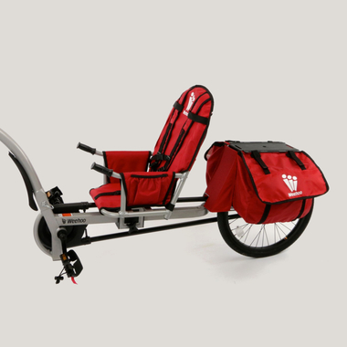 Jednokołowa przyczepka rowerowa iGo Venture Weehoo - z dodatkowym bagażnikiem