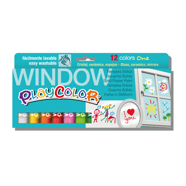 Farbki w sztyfcie WINDOW Playcolor Instant - 12 kolorów