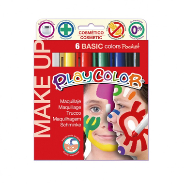 Farbki do malowania twarzy w sztyfcie Playcolor Instant 6 kol.