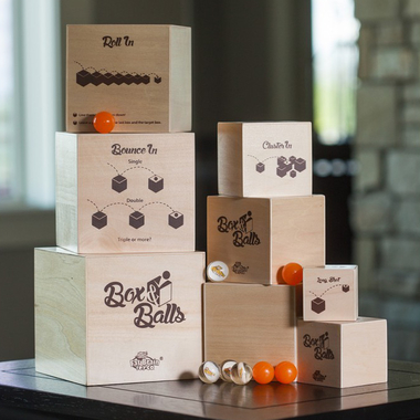 Pudełka i Piłeczki Box & Balls - gra zręcznościowa dla całej rodziny