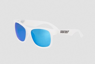Okulary przeciwsłoneczne dla dzieci Babiators Premium - transparentny mat, niebieskie szkła