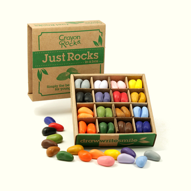 Kredki kamyki Crayon Rocks w pudełku 64 sztuki - 32 kolory