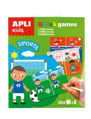 Gra podróżna Apli Kids - Znajdź różnicę Sport