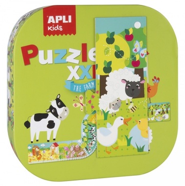 Puzzle XXL Apli Kids - Farma 3+