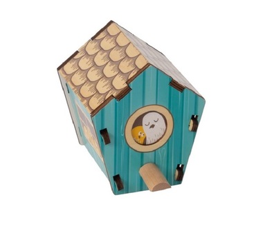 Rysunek Architektoniczny Układanka 3D Domek dla Ptaków Fat Brain Toys