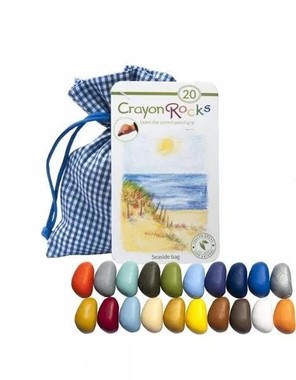 Kredki kamyki Crayon Rocks 20 kol. - Seaside Bag
