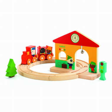 Djeco Drewniana zabawka mini Stacja