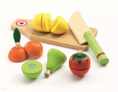 Djeco Drewniane warzywa i owoce do krojenia