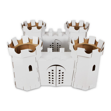 Domek z kartonu zamek rycerski Tektoy
