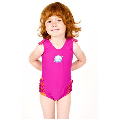 Jednoczęściowy kostium kąpielowy UV z falbankami Splash About 