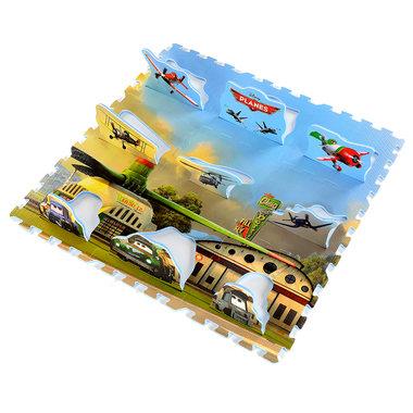 Mata piankowa, puzzle piankowe Tatamiz - Samoloty Disney